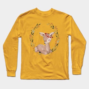 Cute Deer Long Sleeve T-Shirt